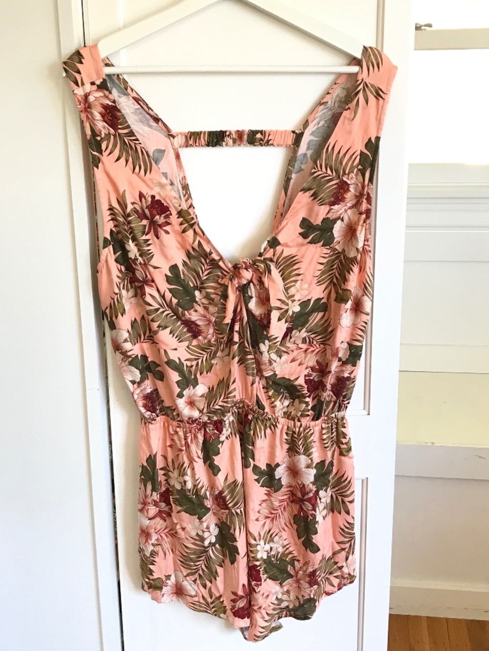 CITY CHIC Maya Romper Playsuit Tropical Floral Short Set Plus Size 14 NWT